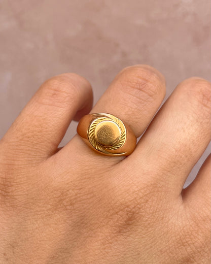 Chevalière Or Jaune 18 carats "Maritza" - Elliade Paris