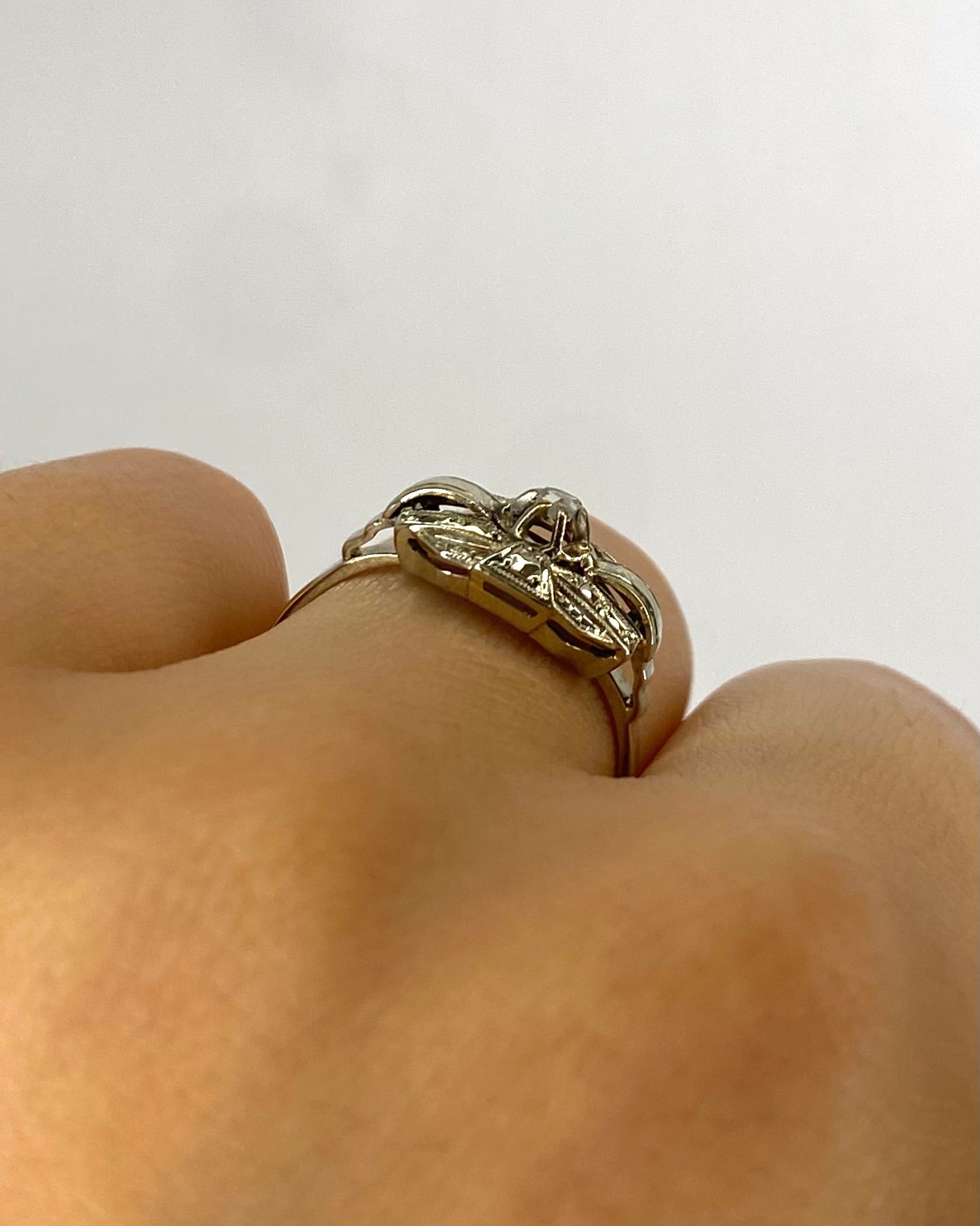 Bague Art-Déco Diamant "Virginie" - Elliade Paris
