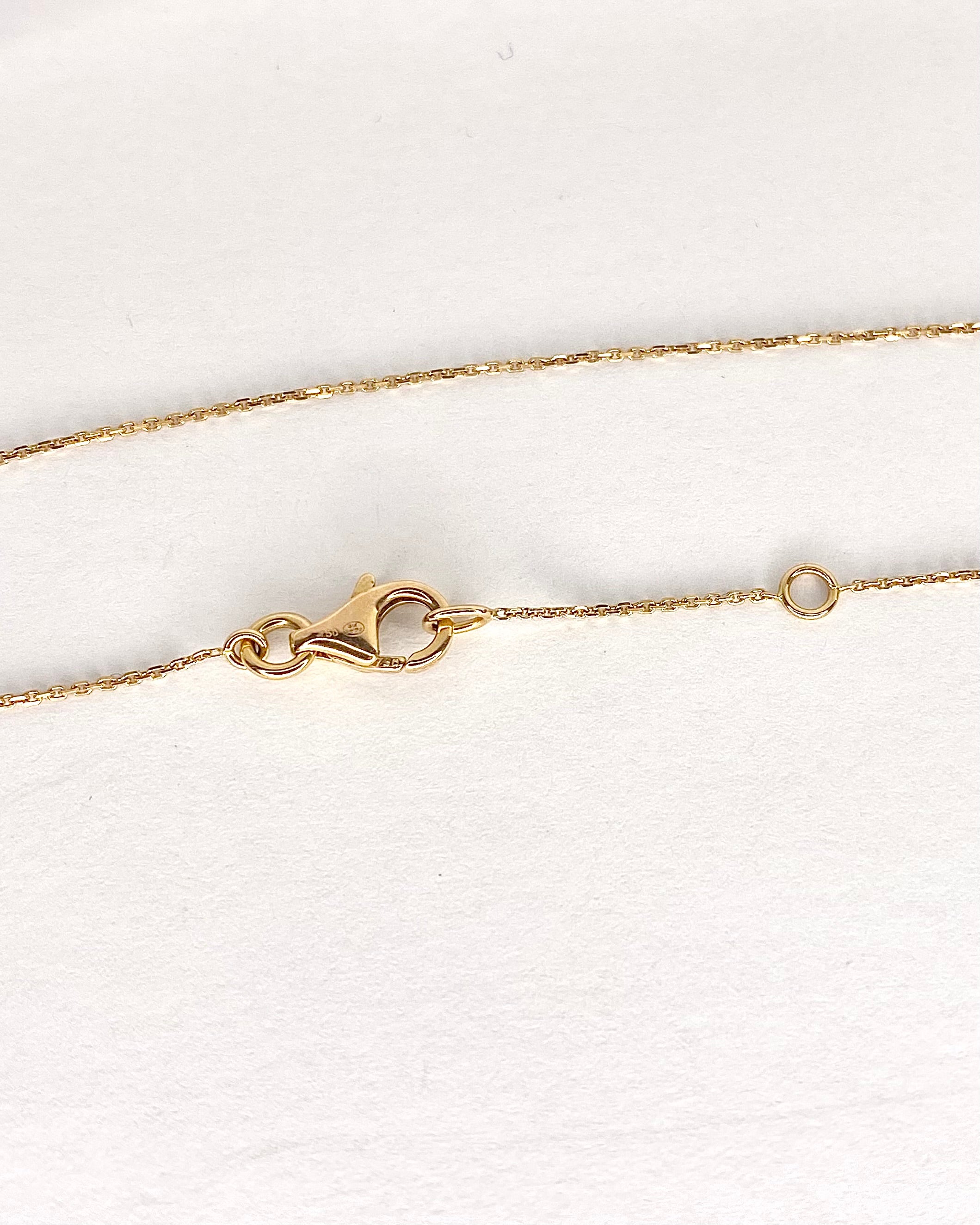 0.34 Carat Diamond Necklace "Océane"