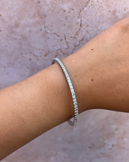 Bracelet Jonc Rivière Diamants 5.60 carats "Tristan"