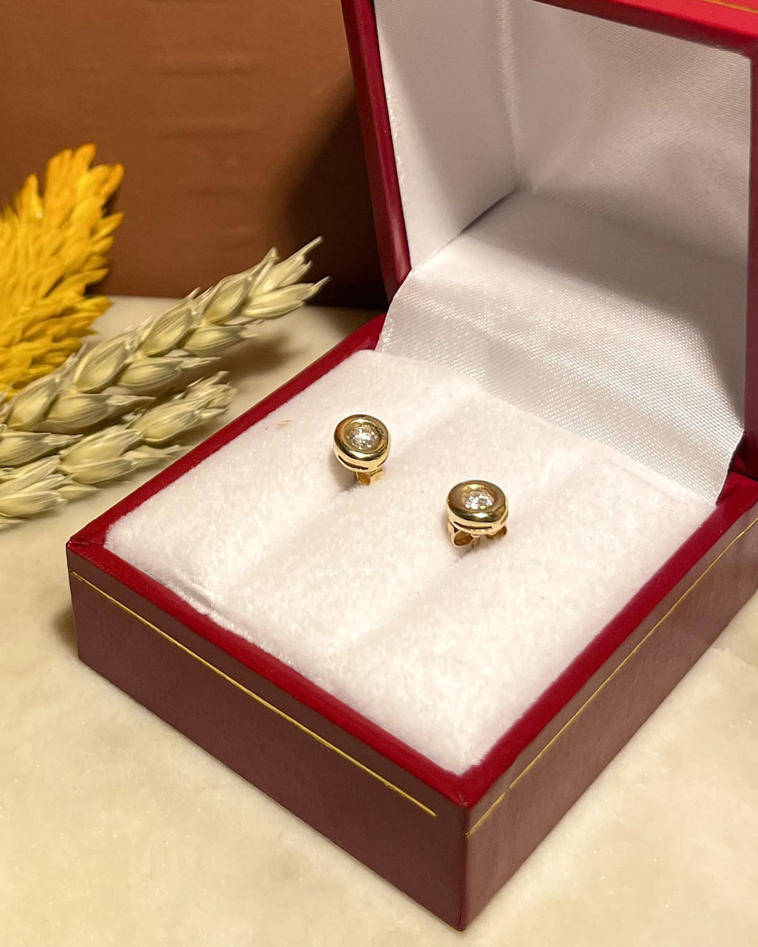 Pendientes vintage de diamantes &quot;Grace&quot;