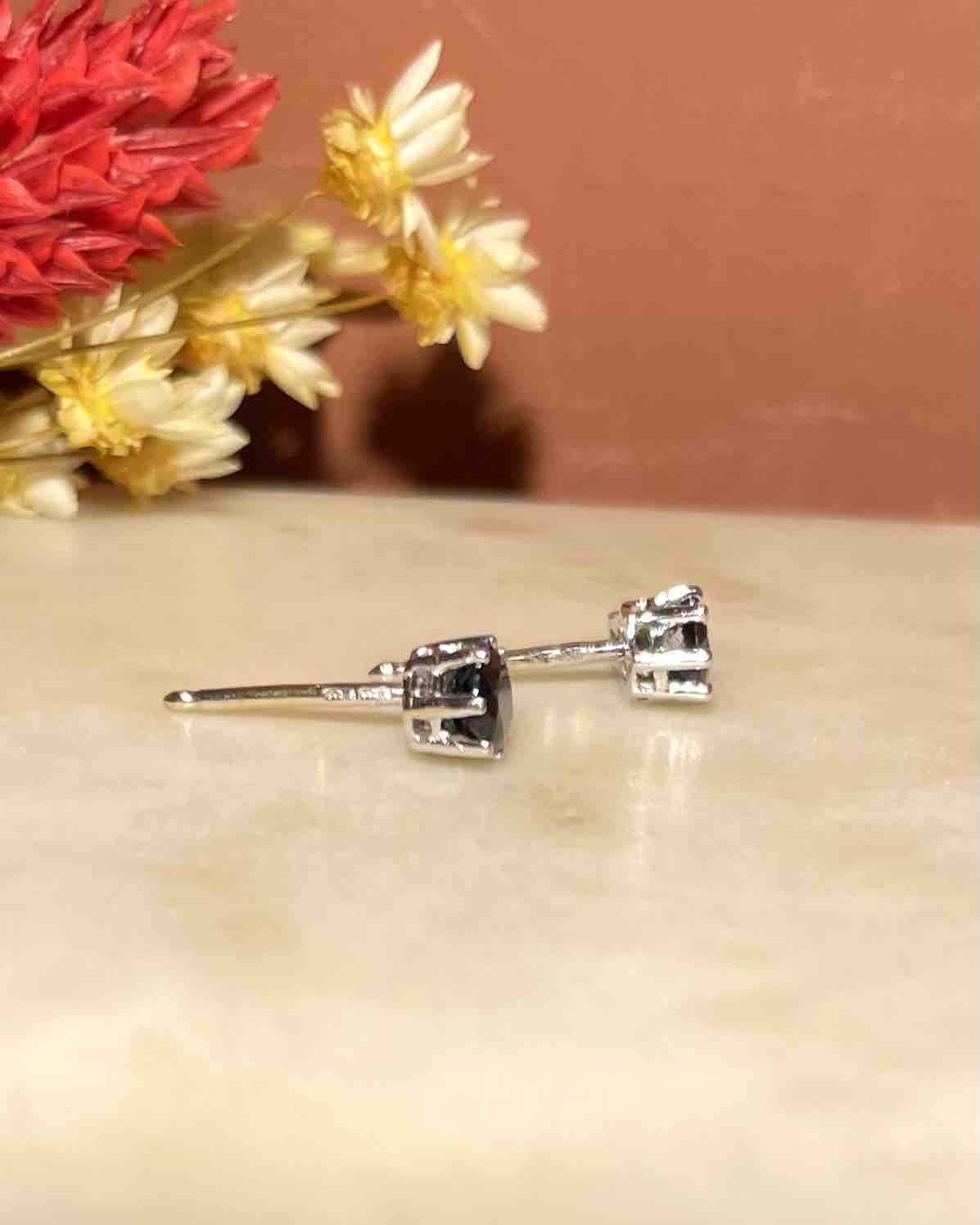 "Miranda" Sapphire &amp;amp; Diamond Earrings