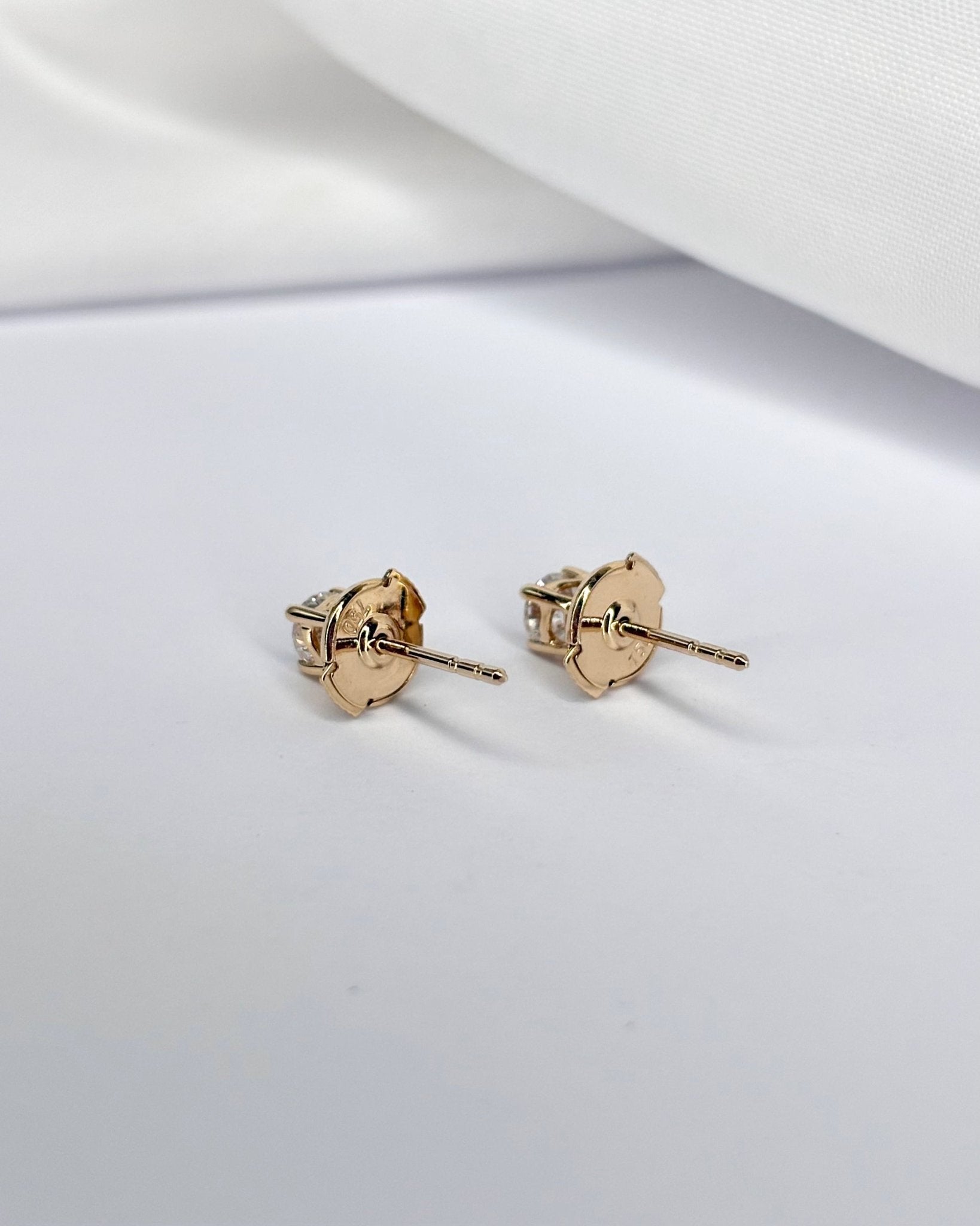 Boucles Diamants 0.40 carat "Maïtane" - Elliade Paris