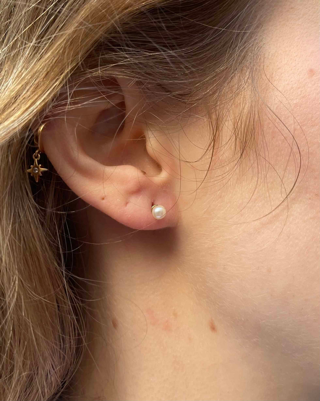 &quot;Fauve&quot; Pearl Earrings