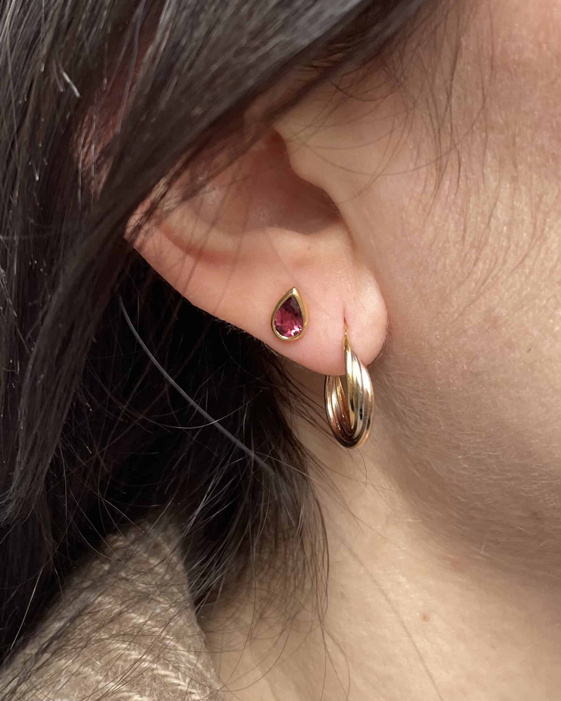 0.80 Carat Tourmaline Earrings &quot;Méven&quot;