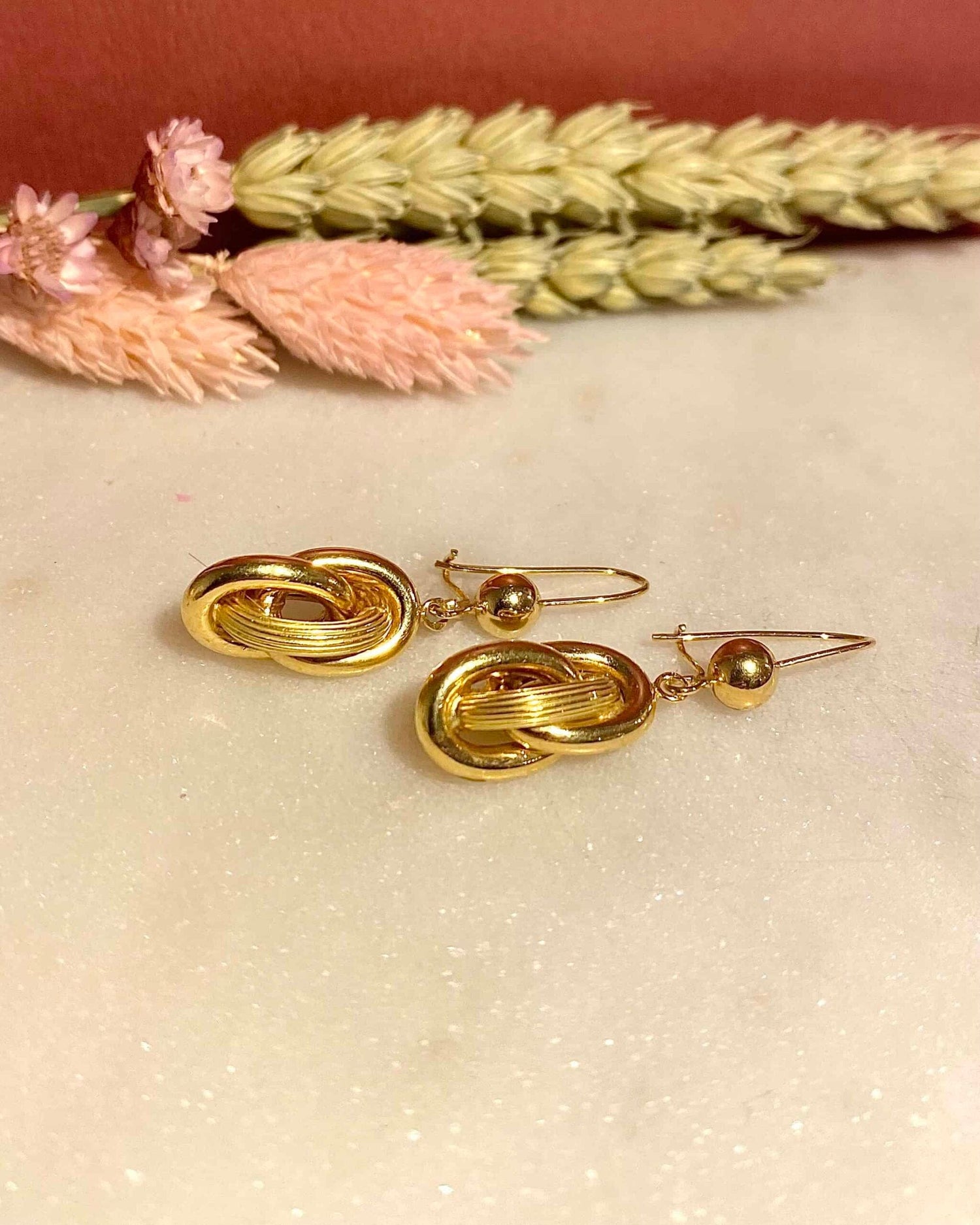 Dormeuses Vintage Or jaune 18 carats "Jolina" - Elliade Paris