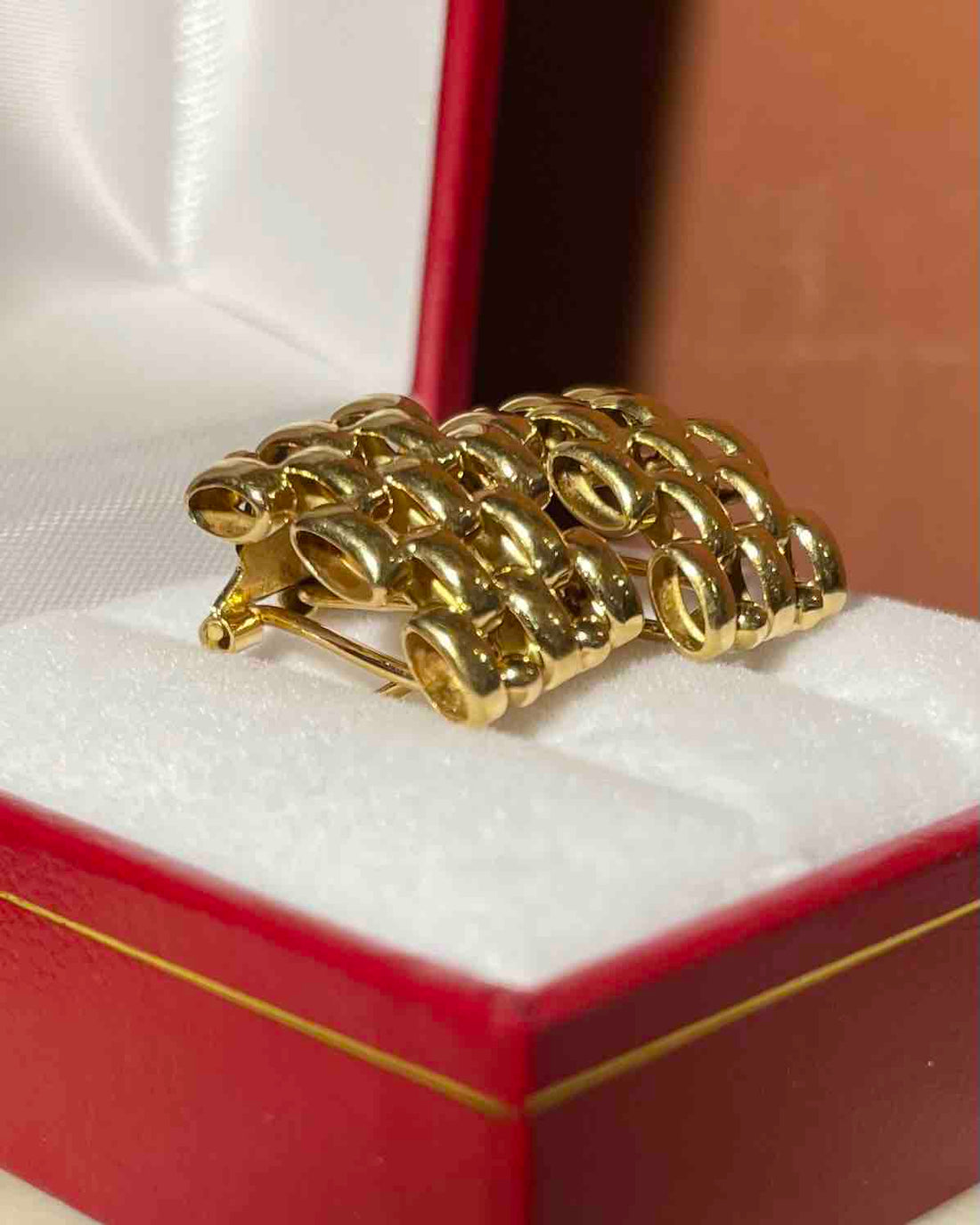 Pendientes &quot;Shanon&quot; de oro de 18 quilates
