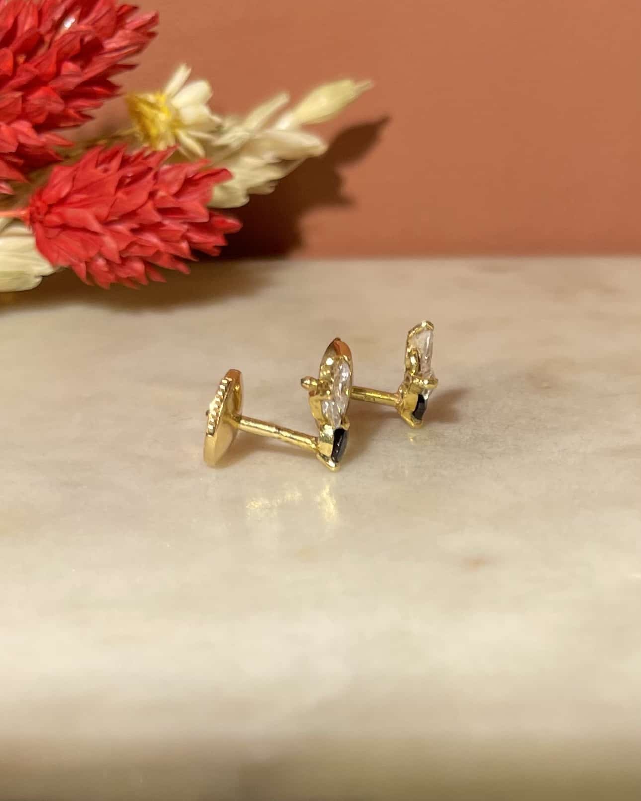 "Khadija" Sapphire &amp;amp; Diamond Earrings