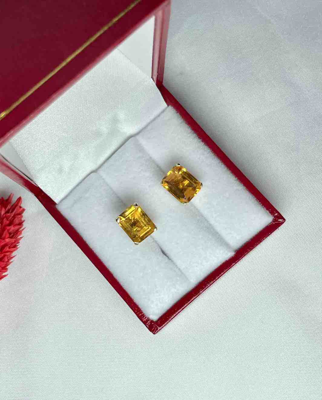 5 Carat Citrine &quot;Lecassia&quot; Earrings