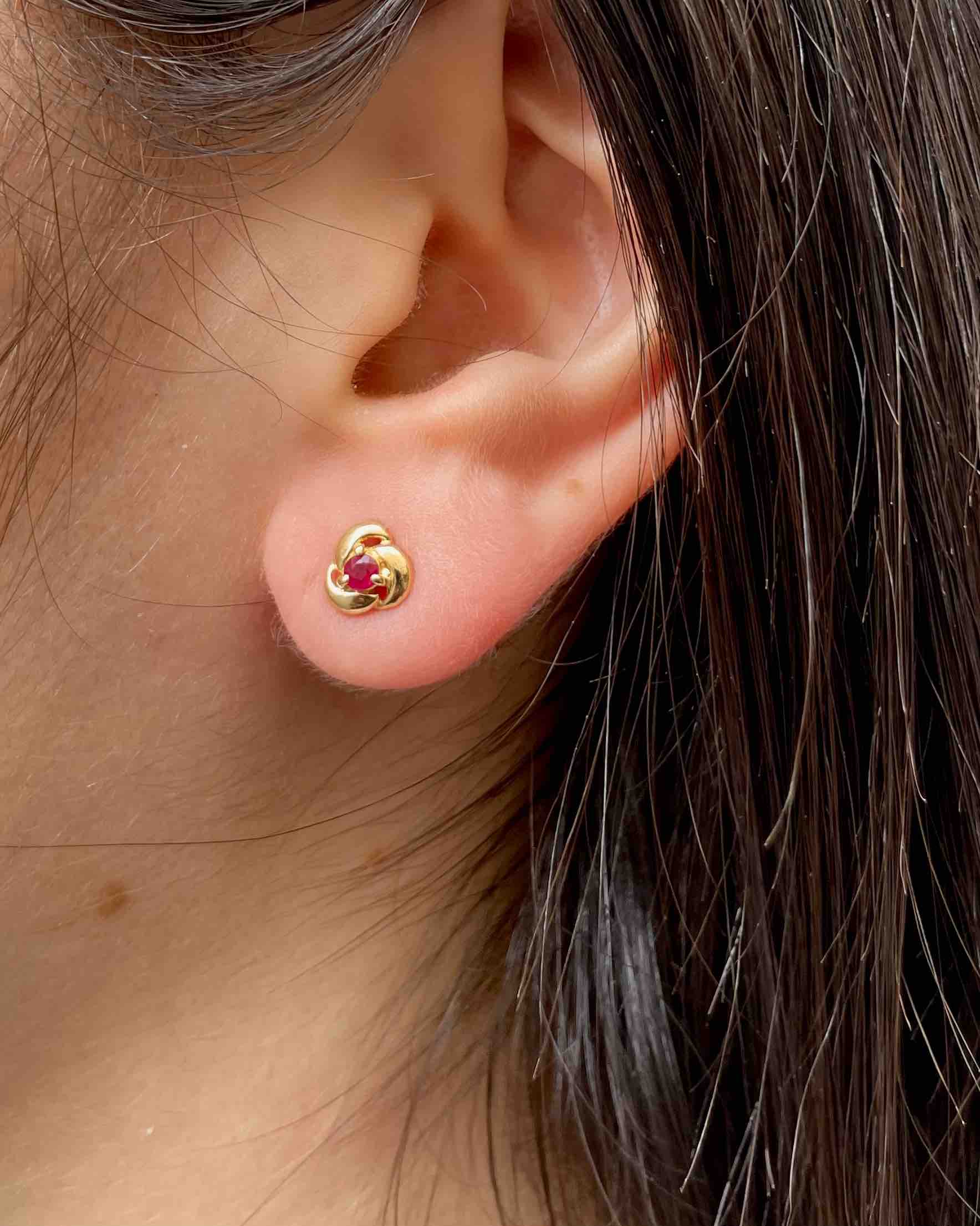 Pendientes de rubí "Noeva"