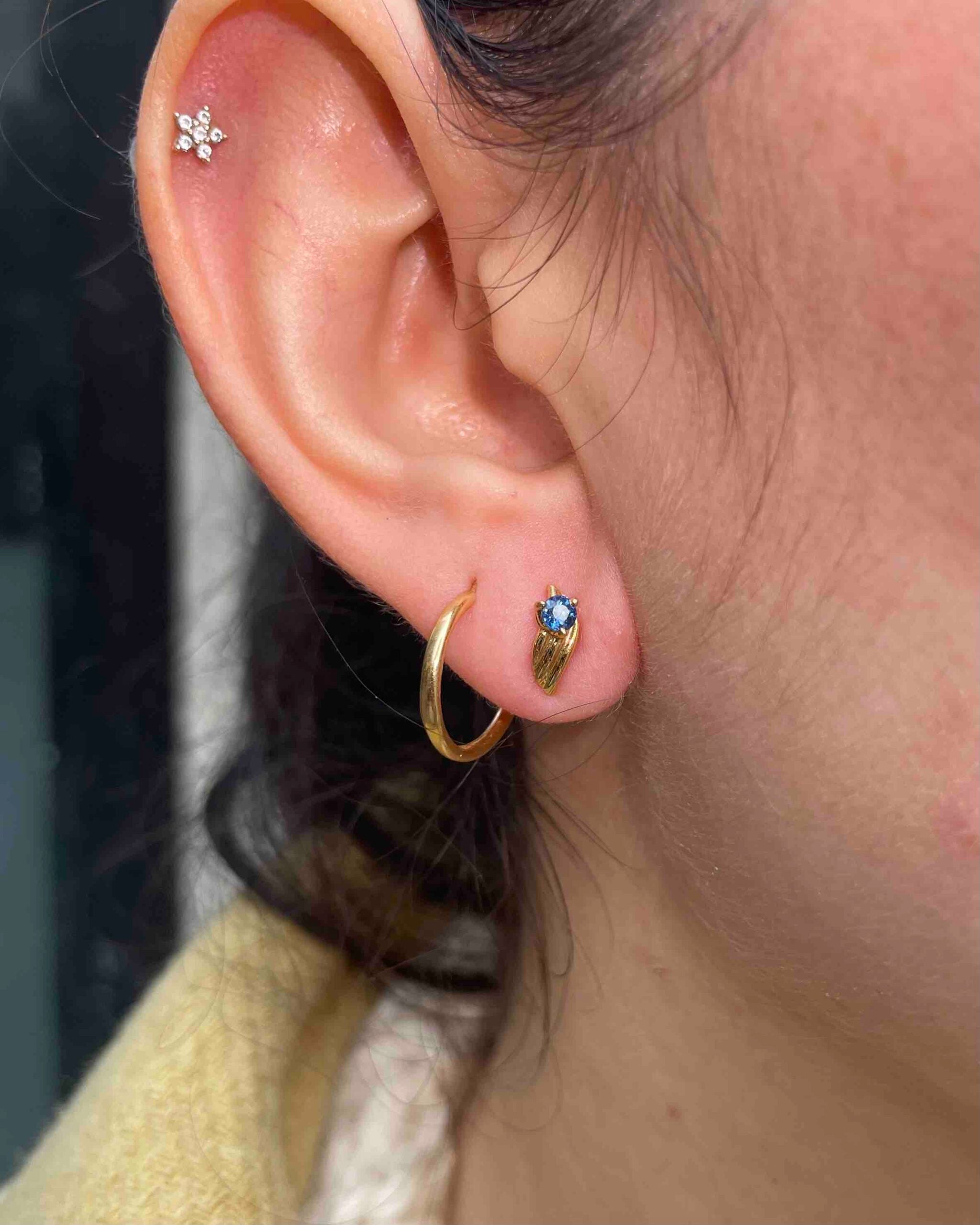 "Selma" Sapphire Earrings