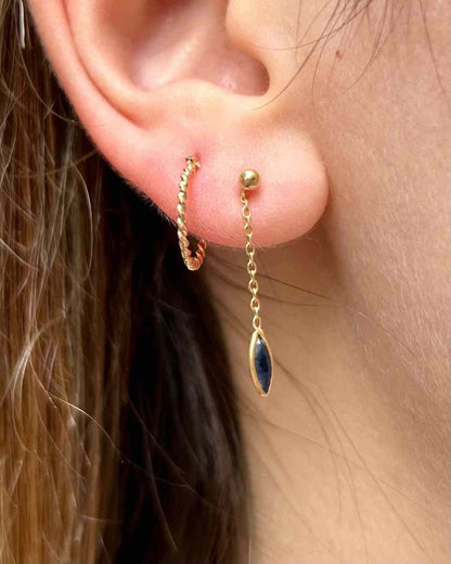 Vintage Sapphire "Adelia" Earrings