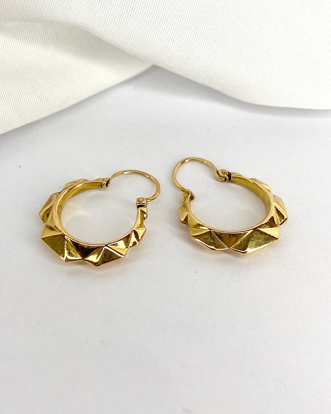 Créoles Or Jaune "Lyna"