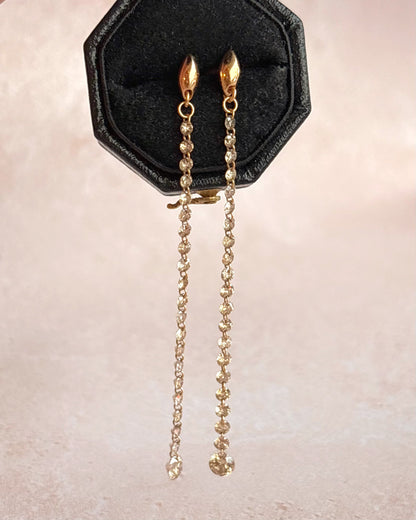 Pendientes colgantes con diamantes de 0,76 quilates "Nina"