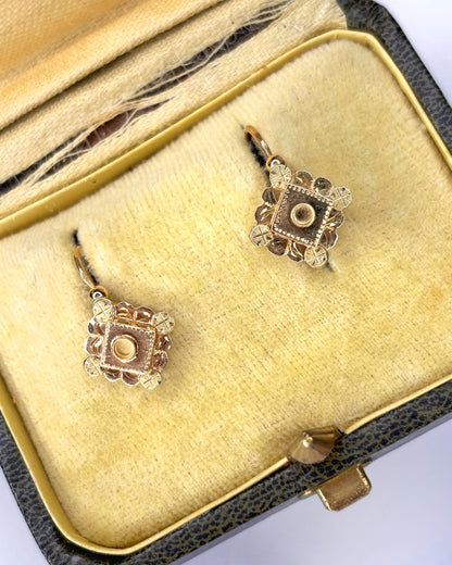 Dormeuses Or Jaune 18 carats "Olymiane"