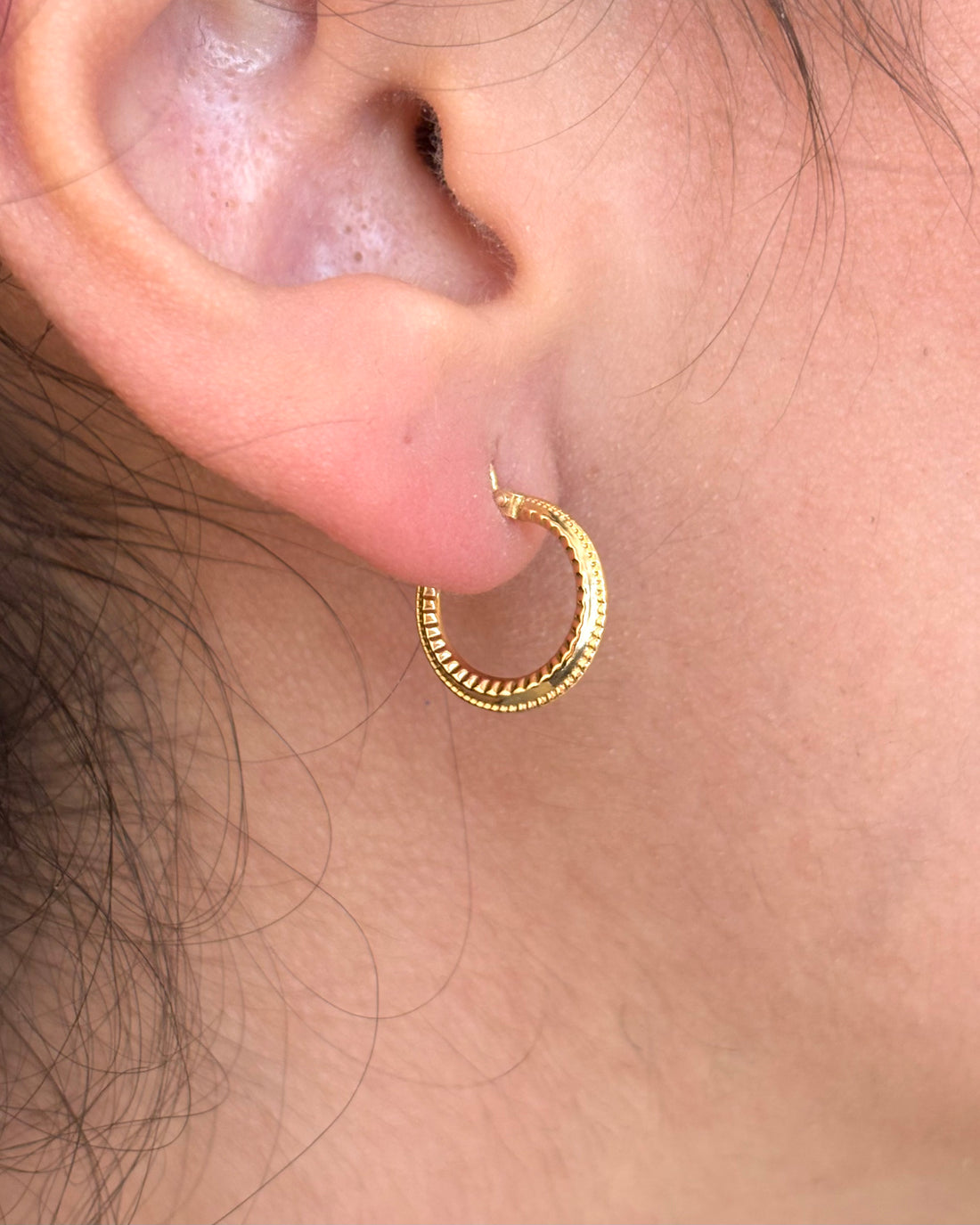 Créoles Or Jaune 18 carats "Magda"