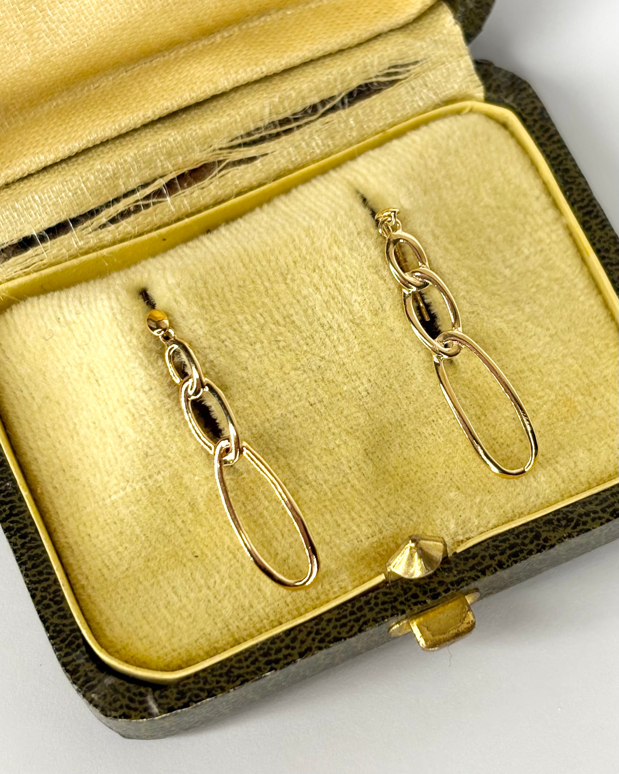 Yellow Gold "Lula" Dangle Earrings
