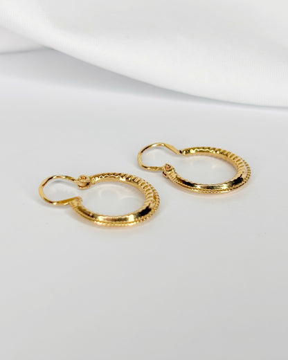 Créoles Or Jaune 18 carats "Magda"