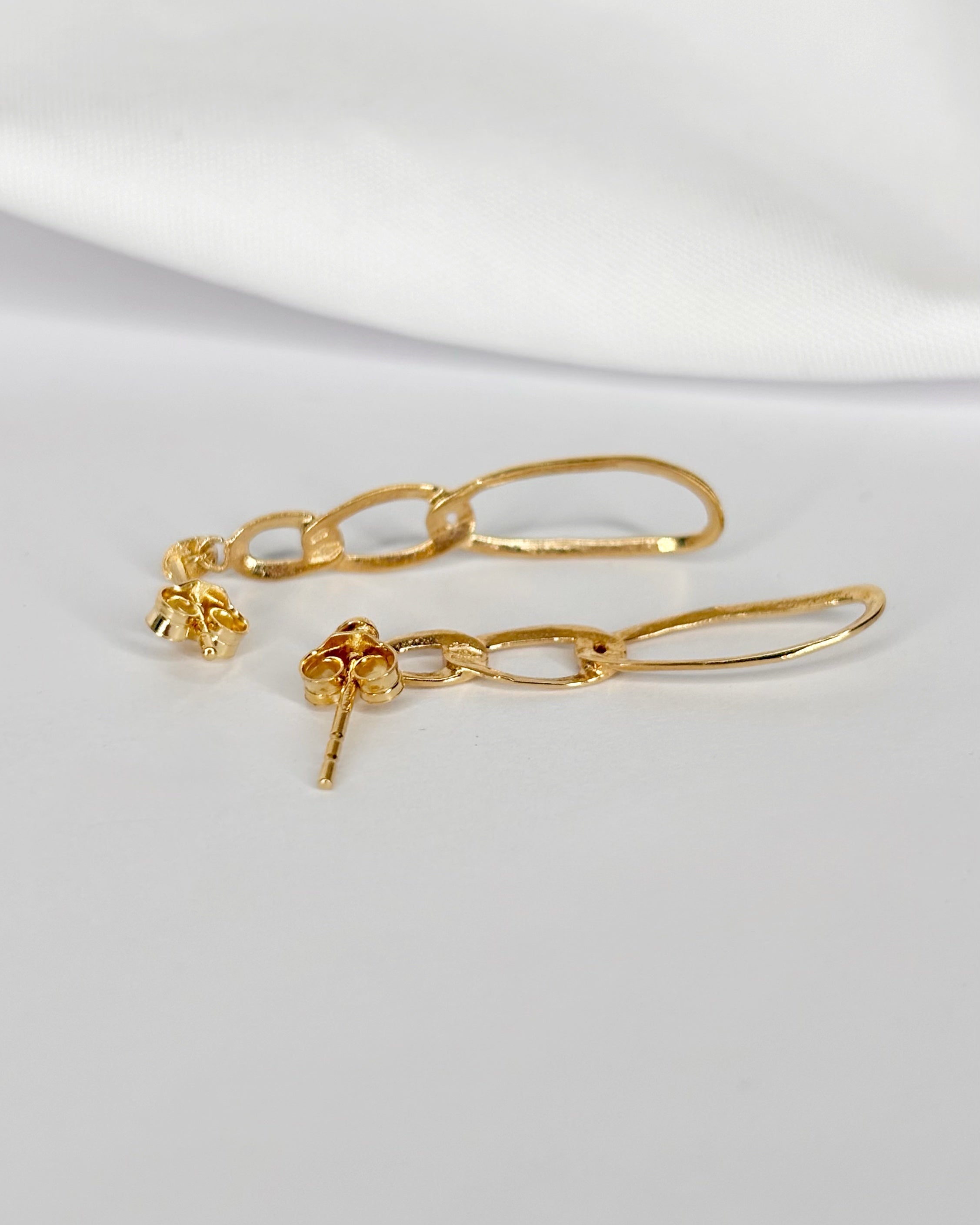 Yellow Gold "Lula" Dangle Earrings