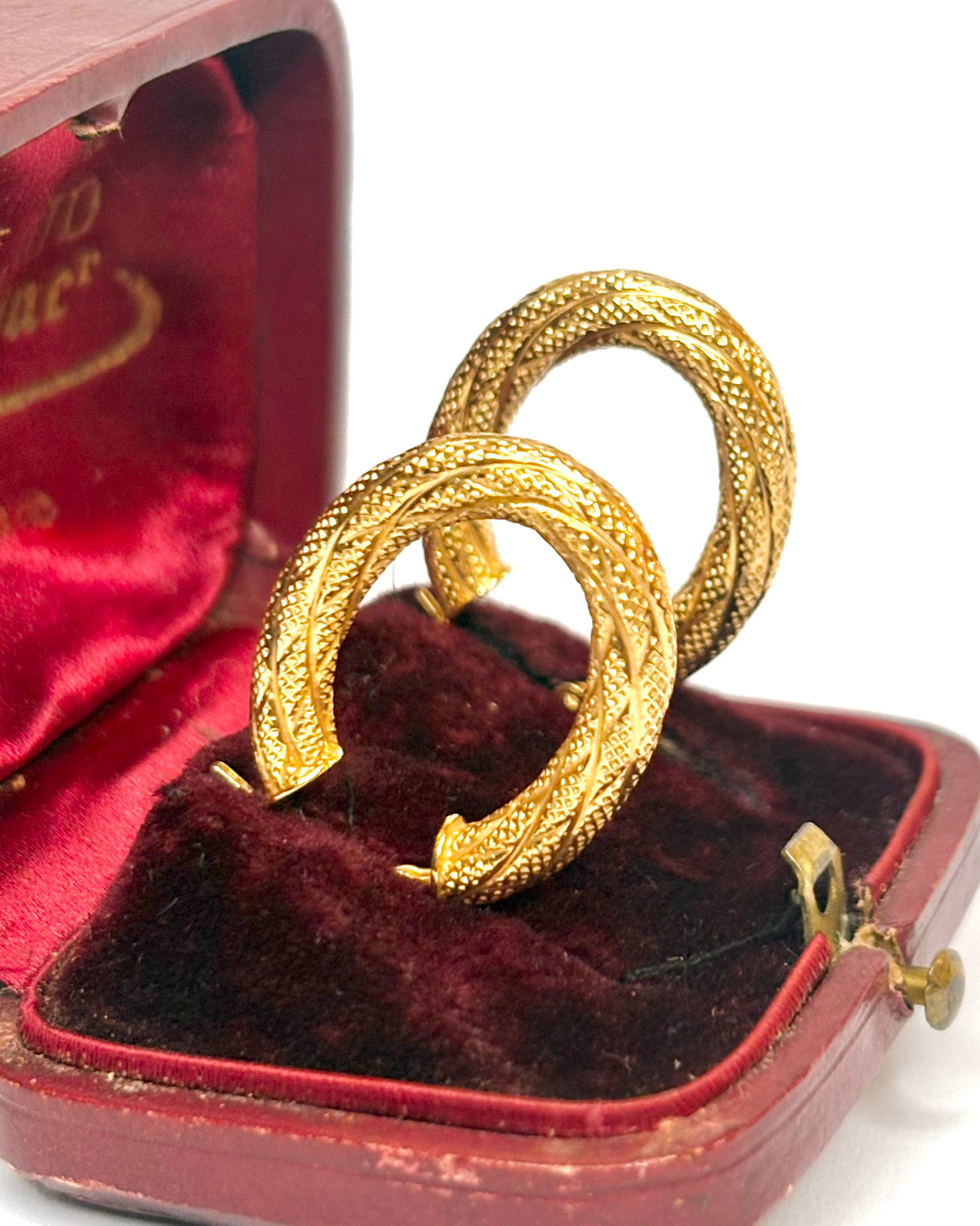 Créoles Or Jaune "Jeanne" - Elliade Paris