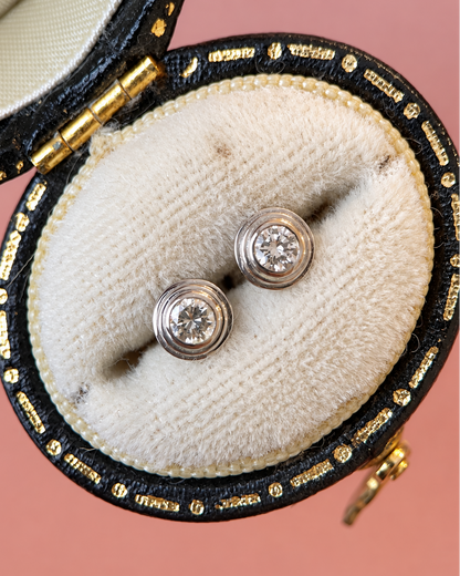 0.20-carat diamond stud earrings "Josephine"