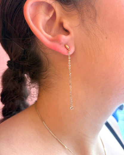 Pendientes colgantes con diamantes de 0,76 quilates "Nina"
