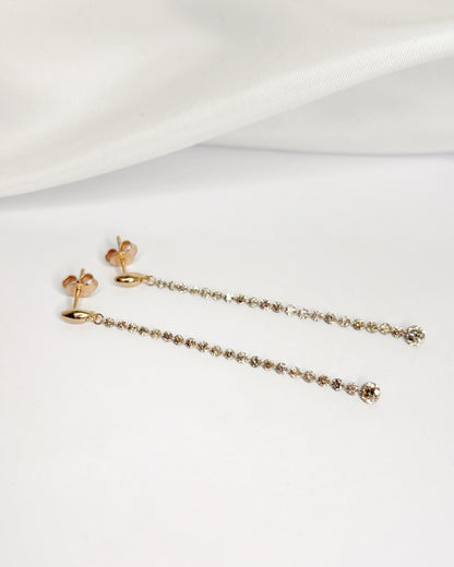 Pendientes colgantes con diamantes de 0,76 quilates "Nina"