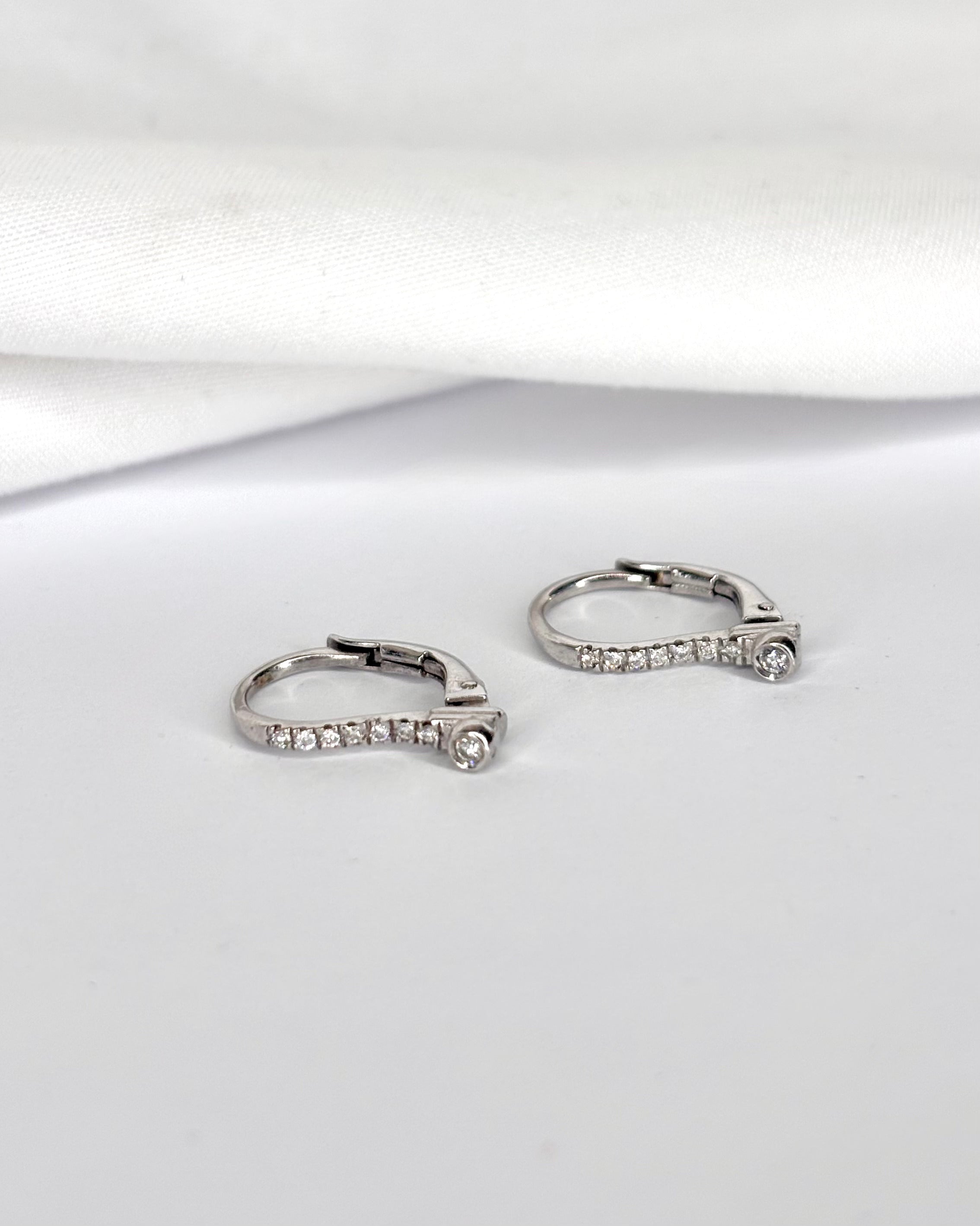 Sleeping Earrings Diamonds "Béline"