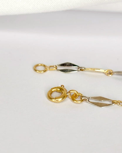 Bracelet Deux Ors 18 carats "Carmen" - Elliade Paris