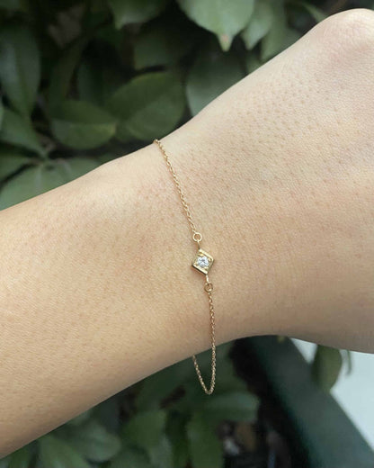 Bracelet Diamant &amp; Or 18 carats &quot;Leilani&quot;