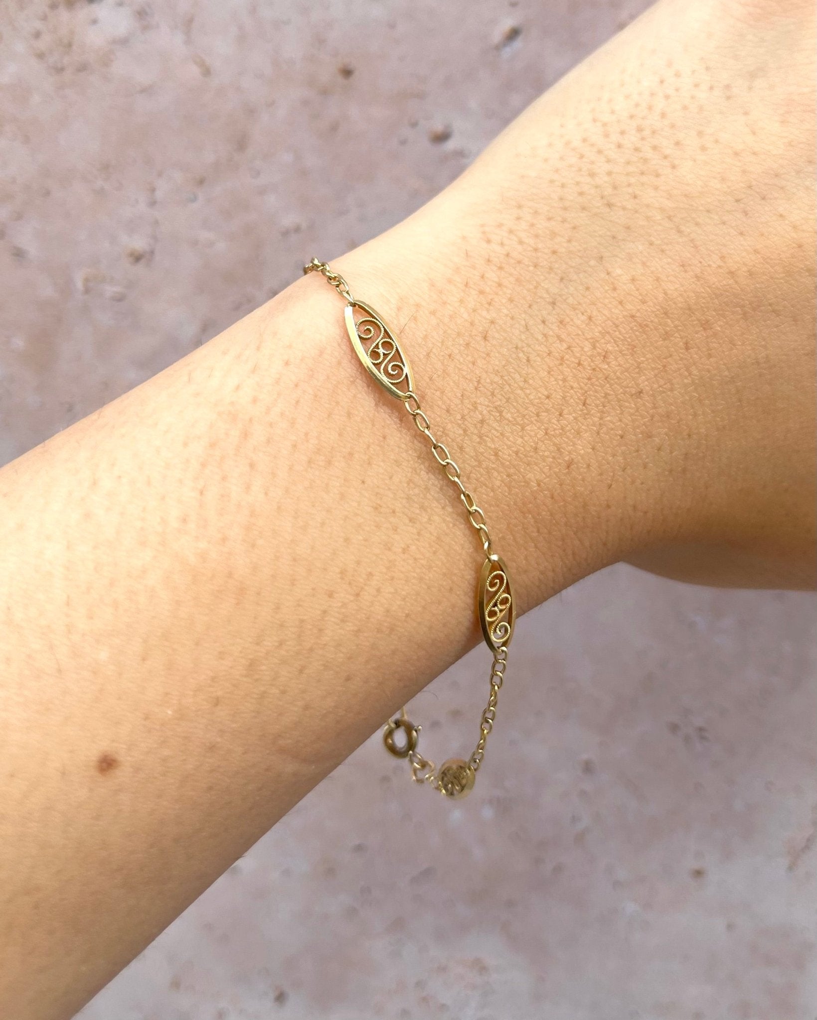 Bracelet Or Jaune 18 carats 2,32g "Nadia" - Elliade Paris