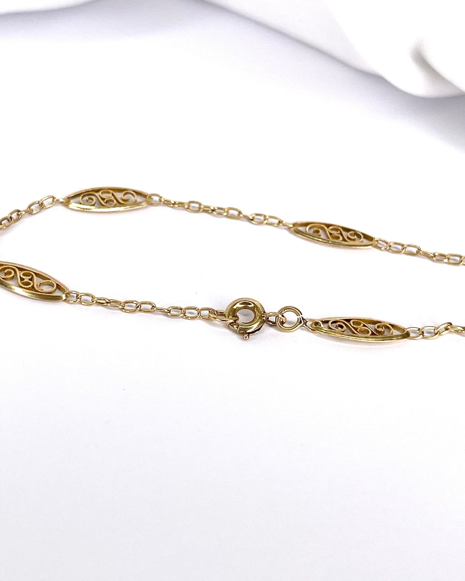 Bracelet Or Jaune 18 carats 2,32g "Nadia" - Elliade Paris