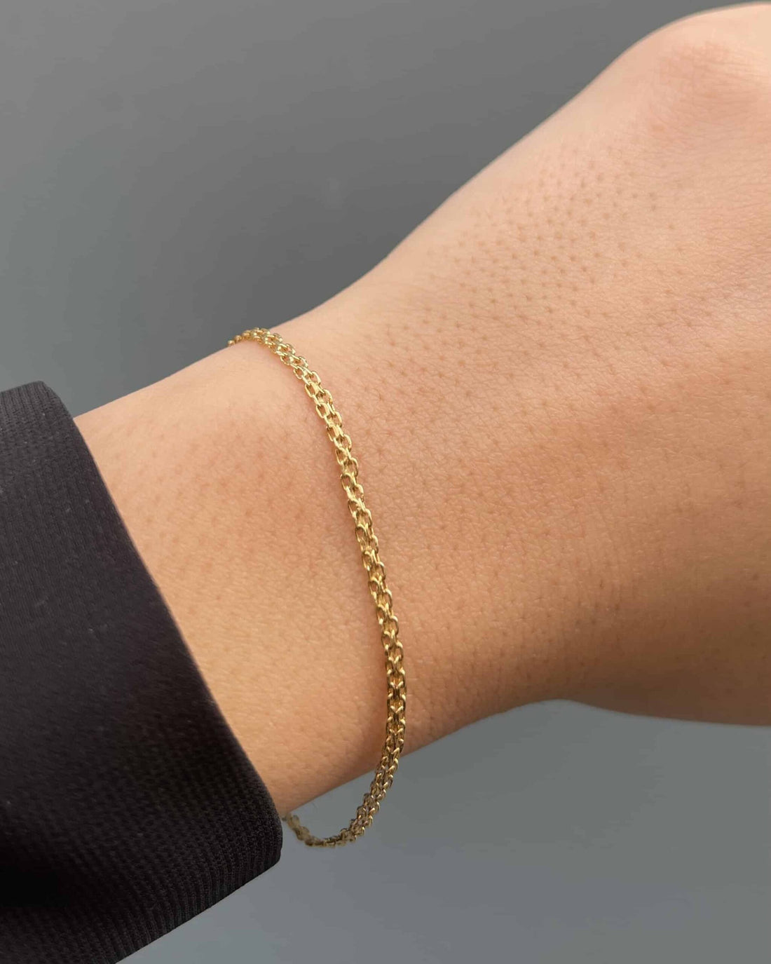 Pulsera vintage de oro de 18 quilates «Liza»