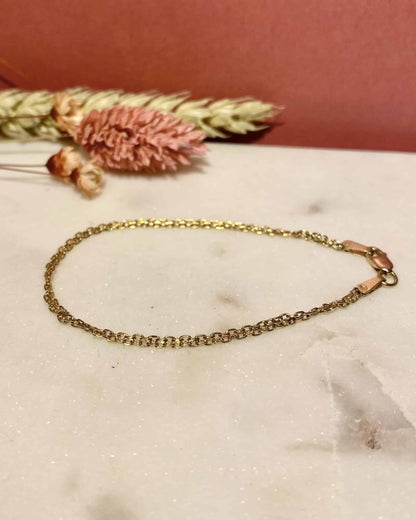 Bracelet or 18 carats vintage &quot;Liza&quot;