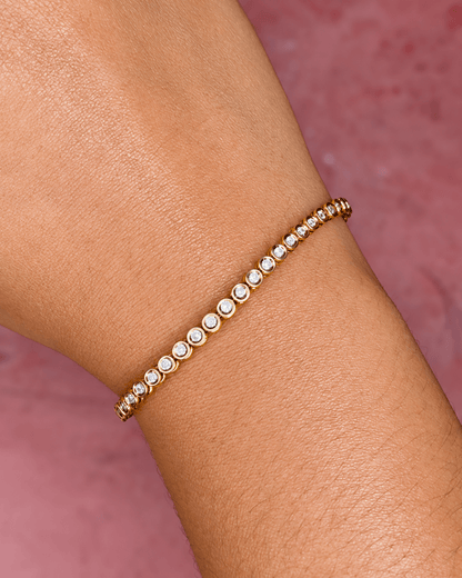 Bracelet Rivière Diamants 1.83 carat 9.26g "Cora" - Elliade Paris