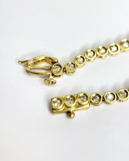 Bracelet Rivière Diamants 1.83 carat 9.26g "Cora" - Elliade Paris