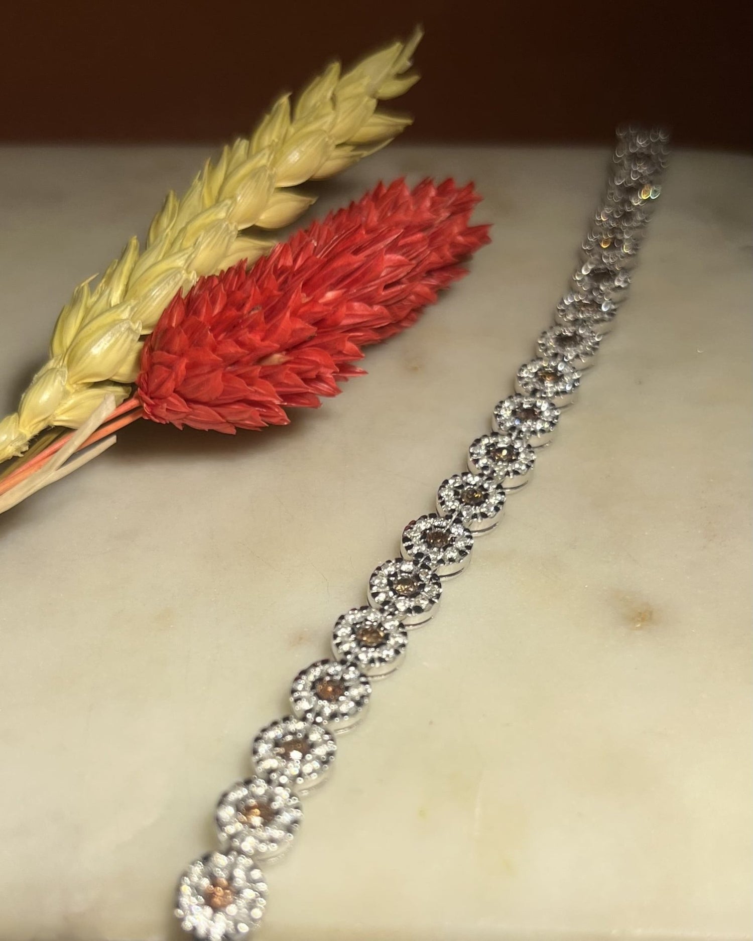 Bracelet Rivière Vintage 261 Diamants &quot;Emory&quot; - Elliade Paris