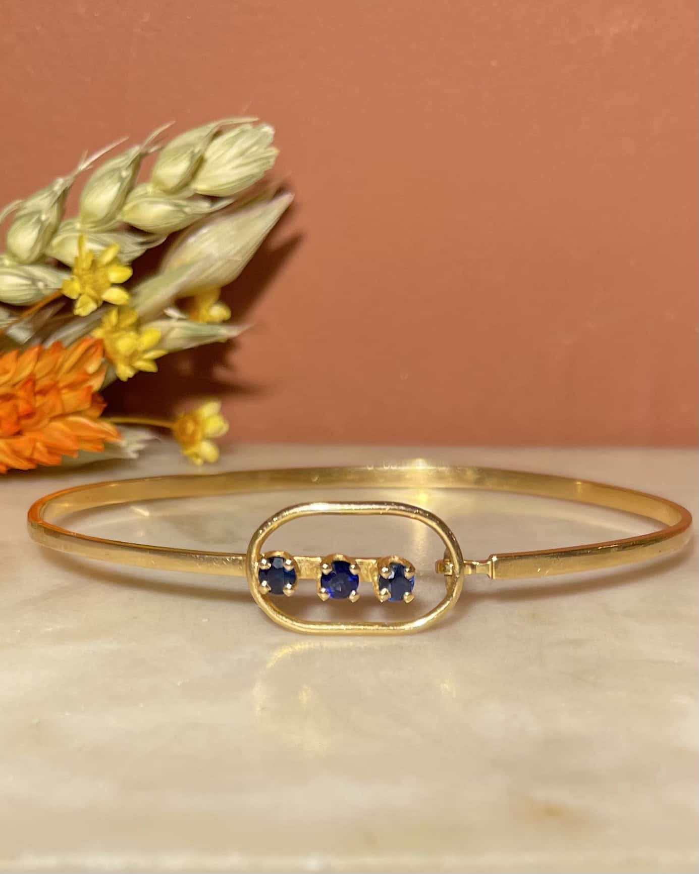 Vintage "Grégory" Sapphire Bracelet