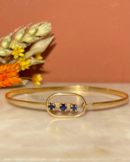 Bracelet Saphirs Vintage &quot;Grégory&quot;
