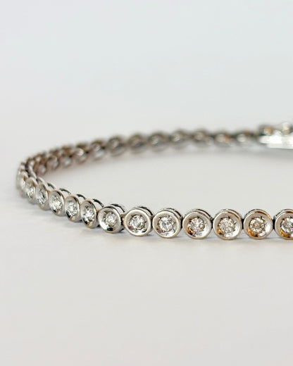 Bracelet Tennis Diamants 1 ct &quot;Naomie&quot; - Elliade Paris