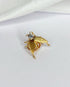 Broche Abeille Or Jaune & Diamant "Maya" - Elliade Paris