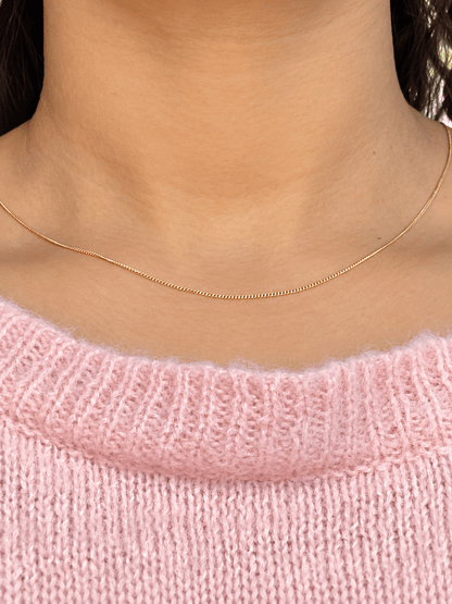 Chaîne Maille Gourmette Or Jaune 18 carats "Myriam" - Elliade Paris