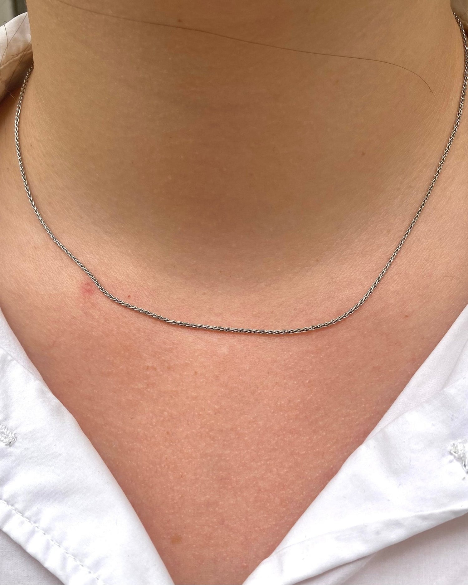Chaîne Or Gris 18 carats 3,57g "Louise" - Elliade Paris