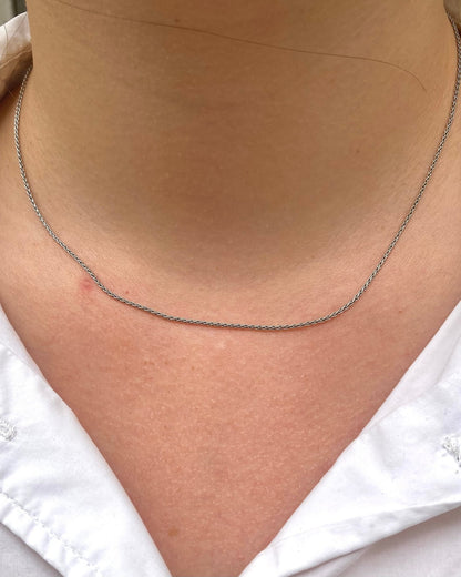 Chaîne Or Gris 18 carats 3,57g "Louise" - Elliade Paris