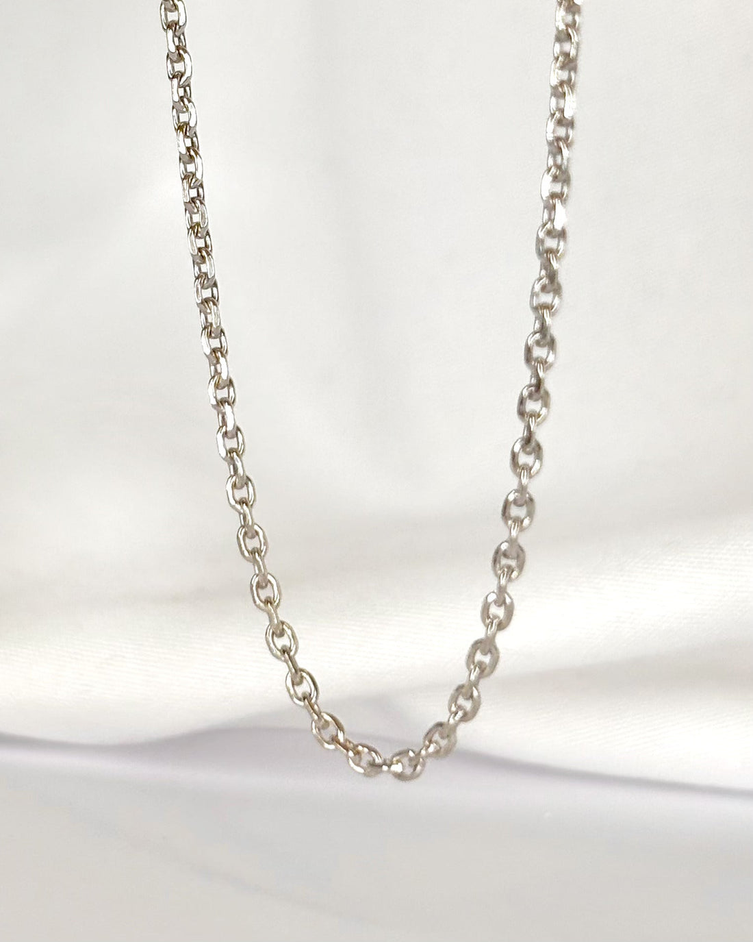 Chaîne Or Gris 18 carats 6.40g "Zoelia" - Elliade Paris