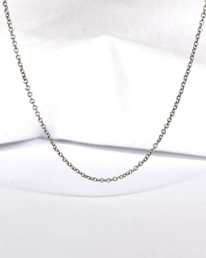 Chaîne Or Gris 18 carats "Alix" - Elliade Paris