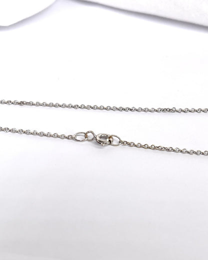 Chaîne Or Gris 18 carats "Alix" - Elliade Paris