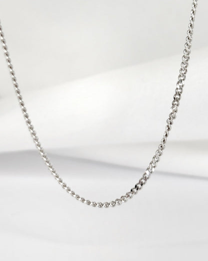 Chaîne Or Gris 18 carats "Cora" - Elliade Paris