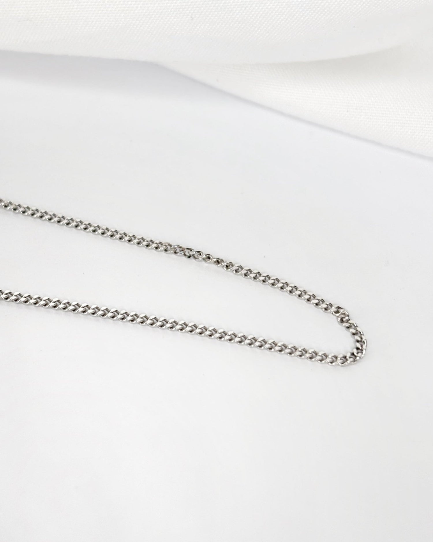Chaîne Or Gris 18 carats "Cora" - Elliade Paris