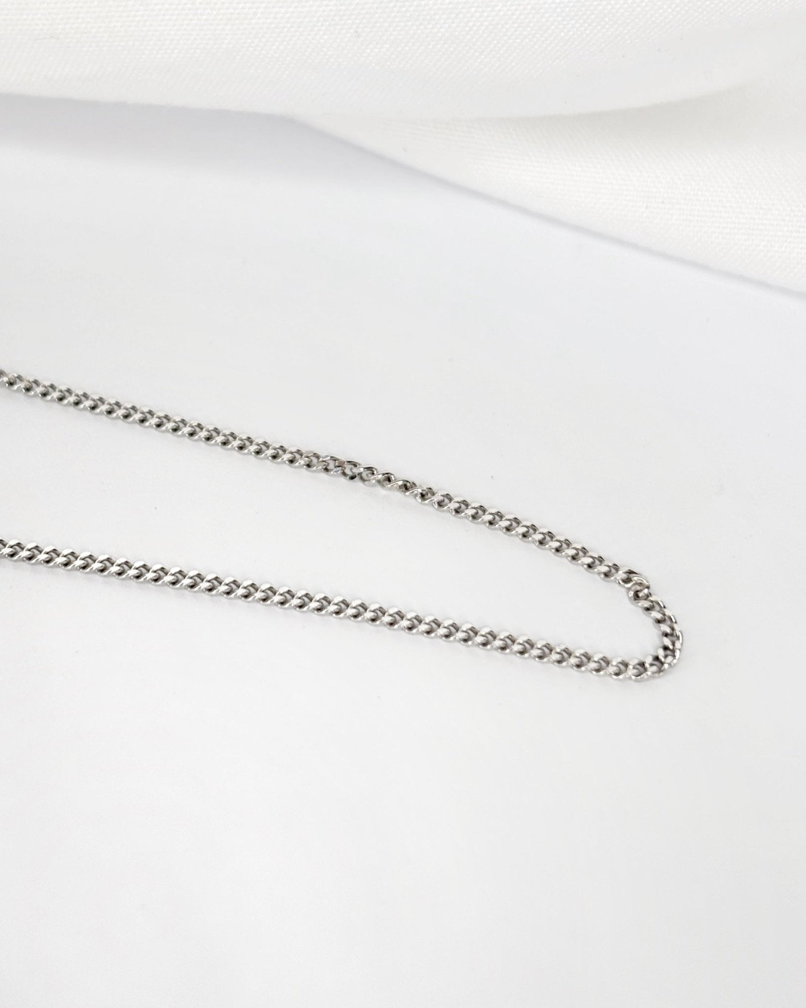 Chaîne Or Gris 18 carats "Cora" - Elliade Paris